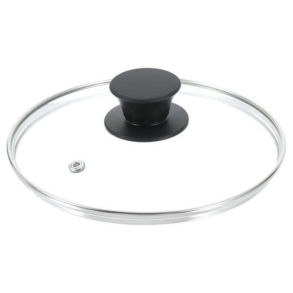 Uxcell 1 Pack Universal Lid for Pot Fit 7 Inch Cookware, Replacement Glass Pan Lids