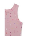 thumbnail image 2 of Wonder Nation Girls Kid Tough Ribbed Tank Top, Sizes 4-18 & Plus, 2 of 3