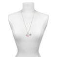 thumbnail image 3 of Delight Jewelry Silvertone Large Wife Heart - Light Pink Heart Nurse Strong Zoe Necklace, 3 of 4