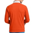 thumbnail image 3 of Fanshiluo Men's Stand Collar Full-Zip Track Jacket, Raglan Sleeve Athletic Jacket with Contrast Side Stripes and Pockets for Men,XL,Big and Tall Men, 3 of 7