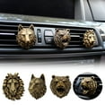 thumbnail image 1 of Resina Animal Cabeza Set Aromaterapia Coche Clip Plug in Coche Aire Coche Clip Decoraciones., 1 of 7