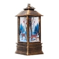 thumbnail image 1 of Decoración de la lámpara LED colgante de sobremesa de la luz de la vela de la vendimia al aire libre de la linterna de la Navidad, estilo animal, bronce Inevent HA008322-01, 1 of 7
