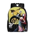 thumbnail image 1 of Goofa The Nightmare Before Christmas Pattern Large Capacity Backpack – Padded Laptop Compartment, Ergonomic Design for School, Work, Travel, and Outdoor Activities, 1 of 8