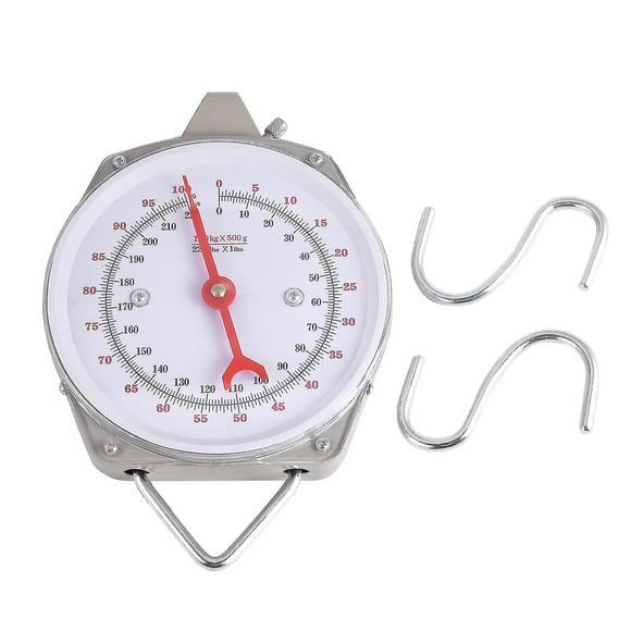100kg Lbs Hanging Scale Alloy Mechanical Hanging Scales With 2