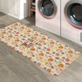 thumbnail image 6 of Farm Fall Mushroom Kitchen Floor Mats, Forest Colorful Plant 2 PCS Anti Fatigue Area Runner Rugs Set Texts on Linen Non-Slip Bathroom Comfort Standing Mat Home Decor, 6 of 6