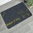 thumbnail image 2 of Dirt Trapper Door Mat 60 x 90 cm Non Slip Floor Mat Polyester Fiber Backing Carpet and Floor Mat Indoor &amp; Outdoor Dirt Entrance Rug Washable Front Door Mat (Dog), 2 of 8
