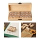 thumbnail image 5 of Álbum de Sellos Del Alfabeto de Madera Sello de Goma Multiusos con Caja letras verticales Macarena Sello de letras, 5 of 8