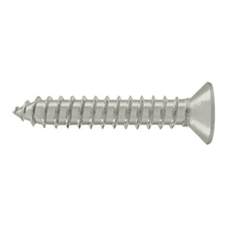 

1.25 in. Wood Screw No. 12 Satin Nickel - Solid Brass