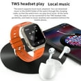 thumbnail image 4 of Reloj inteligente A70 1.96 pulgadas Smartwatch IP68 Reloj deportivo a prueba de agua BT5.0 Reloj inteligente Rastreador de ejercicios Reloj multifuncional Compatible con Android4.4 / iOS8.0, 4 of 8