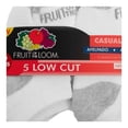 thumbnail image 4 of Set de Tines Fruit of the loom Para Niño Afelpado Anatómico Blanco 5 Pares Talla G, 4 of 4