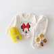thumbnail image 4 of Disney-sudaderas con capucha para bebé y niño, conjunto de dos piezas con estampado de dibujos animados, Tops de manga larga y pantalones, traje informal, 4 of 4