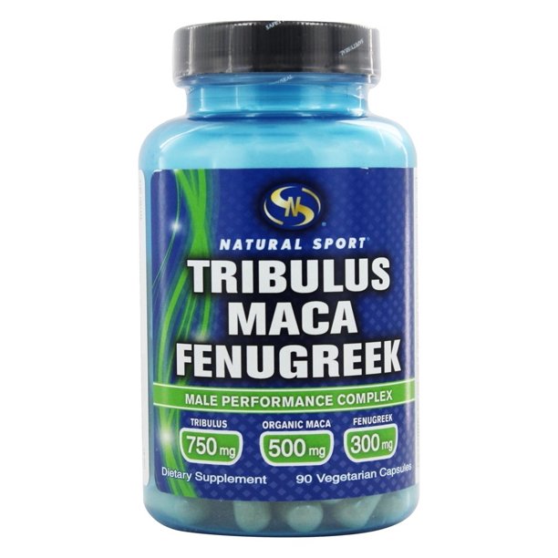 Natural Sport Tribulus Maca Fenugreek 90 Vegetarian Capsules