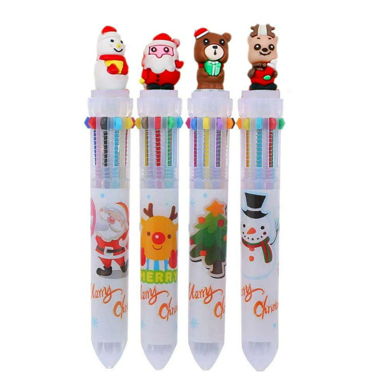 7 Pcs/Set Fun Pen Set Ballpoint Pen Set Christmas Party Gift