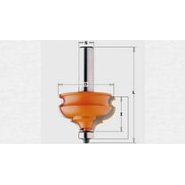 CMT 856.501.11 Molding Bit, 1/2-Inch Shank, 1-7/8-Inch Diameter, Carbide-Tipped