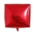 thumbnail image 2 of 3 Pcs Red Square Balloon Cube Inflatable Aluminum Film Balloon Baby 34*34cm, 2 of 8