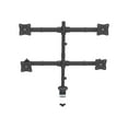 thumbnail image 2 of StarTech.com Desk Mount Quad Monitor Arm, Ergonomic VESA 4 Monitor Mount 2x2 up to 27", Articulating & Height Adjustable Pole Mount, Tilt/Swivel/Rotate LCD/LED Screen, Clamp/Grommet - Heavy-duty VESA Mount (ARMQUAD) - Mounting kit - adjustable arm - for 4 monitors - heavy duty steel - screen size: 13"-27" - desk-mountable, 2 of 8