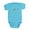 Turquoise, variant on CafePress - Happy Hanukkah - Cute Infant Bodysuit Baby Romper - Size Newborn - 24 Months