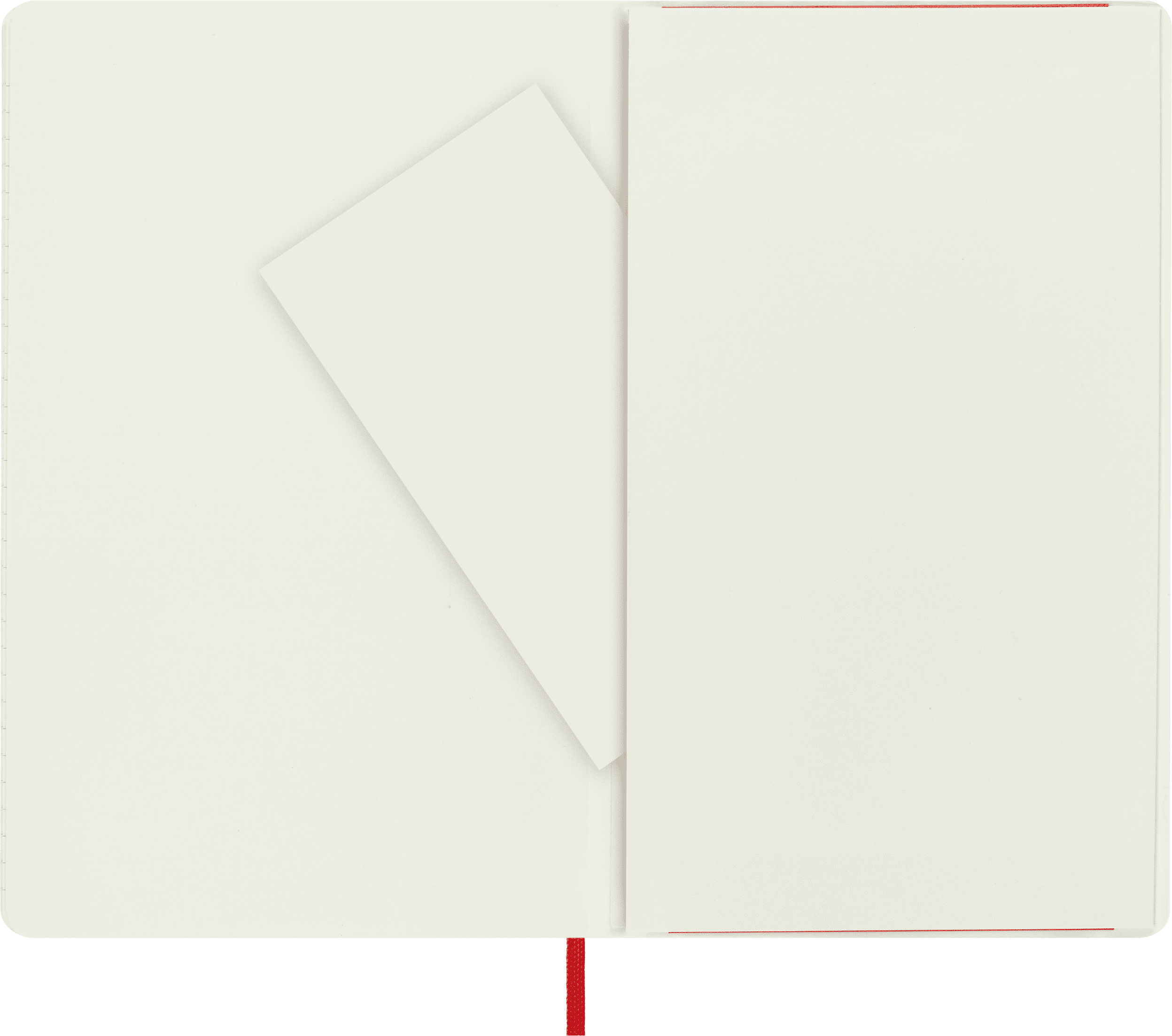(2 pack) Moleskine Classic Notebook, Soft Cover, Ruled, Large 5" x 8.25", Scarlet Red, 192 Pages