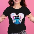 thumbnail image 2 of Cute Mickey Mouse Stitch Women's Casual Tops Harajuku Fashion Women's T-Shirts New Women's Crew Neck Tops Women's Short SleevesXL Gao Jinjia LED, 2 of 2