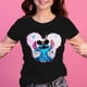 thumbnail image 2 of Cute Mickey Mouse Stitch Women's Casual Tops Harajuku Fashion Women's T-Shirts New Women's Crew Neck Tops Women's Short SleevesXXL Gao Jinjia LED, 2 of 2