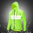 thumbnail image 3 of Men's Windproof Hooded Cycling Jacket Breathable Reflective Coat, 3 of 21