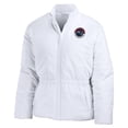 thumbnail image 4 of Women's WEAR by Erin Andrews  White New England Patriots Packaway Full-Zip Puffer Jacket, 4 of 6