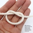 thumbnail image 3 of Cordón De Macramé, Cordón De Algodón De 4 Mm De Diámetro, Manualidades De Bricolaje, 21,9 Yardas De Largo, Suave Con Carretes Para Colgar En La Pared Para Bolsos, 3 of 7