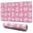 Pink Bows, variant on Long Mouse Pads for Desk,Pink Football and Flowers Pattern Desk Mats on Top Of Desks, Desk Mouse Pad Extra Large with 3mm Non-Slip Base and Stitched Edge for Gaming,Office,Work,Home 31.5"x11.8"