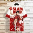 thumbnail image 4 of Camiseta SLAM DUNK de manga corta conjunta para hombres y mujeres, camiseta grande de verano Sakuragi Blossom Road, camisetas deportivas de baloncesto para niños 2025, 4 of 5