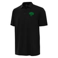 thumbnail image 2 of Men's Antigua Black New York Knicks St. Patrick's Day-Era Polo, 2 of 4