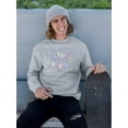 thumbnail image 2 of There Is Love In Our Hearts Sweatshirt Men -Smartprints Designs, Male 4X-Large, 2 of 4
