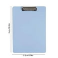 thumbnail image 2 of Harlier Metal Clipboard Heavy Duty Aluminum Clipboards, 8.7x12.2 Inch Metal Clip Board with Low Profile Clip A5 Letter Size Document Holder for Office School Medical Laboratory (Light Blue), 2 of 8
