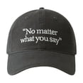 thumbnail image 1 of GDREDA Cap for Men Big Head Round Baseball Cap Four Seasons Embroidered Face Small Wide Curved Cap，Grey, 1 of 3