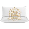 thumbnail image 3 of HAHDAXIA Christmas Bedding Solid Comforter Set for All Seasons,3 Pieces(1 Comforter+2 Pillowcases),Soft Microfiber Bedding Set Queen(90"x90"), 3 of 7