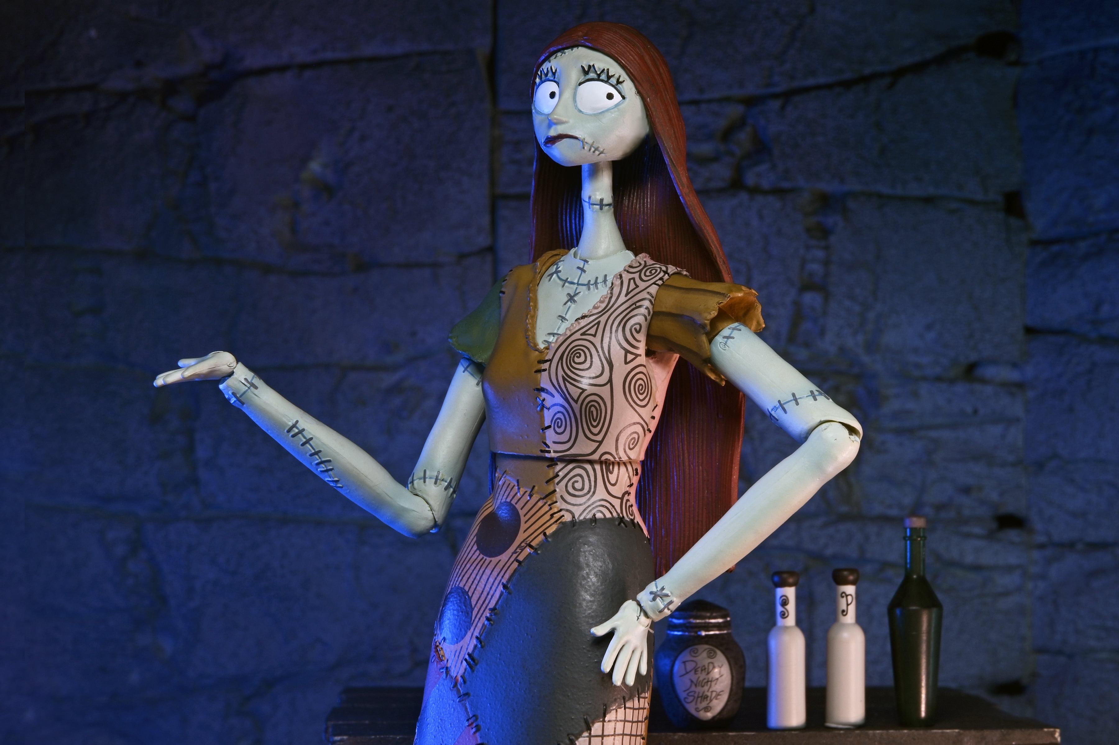 NECA Nightmare Before Christmas: Sally Ultimate Figure with Interchangeable Parts and Accessories (7")
