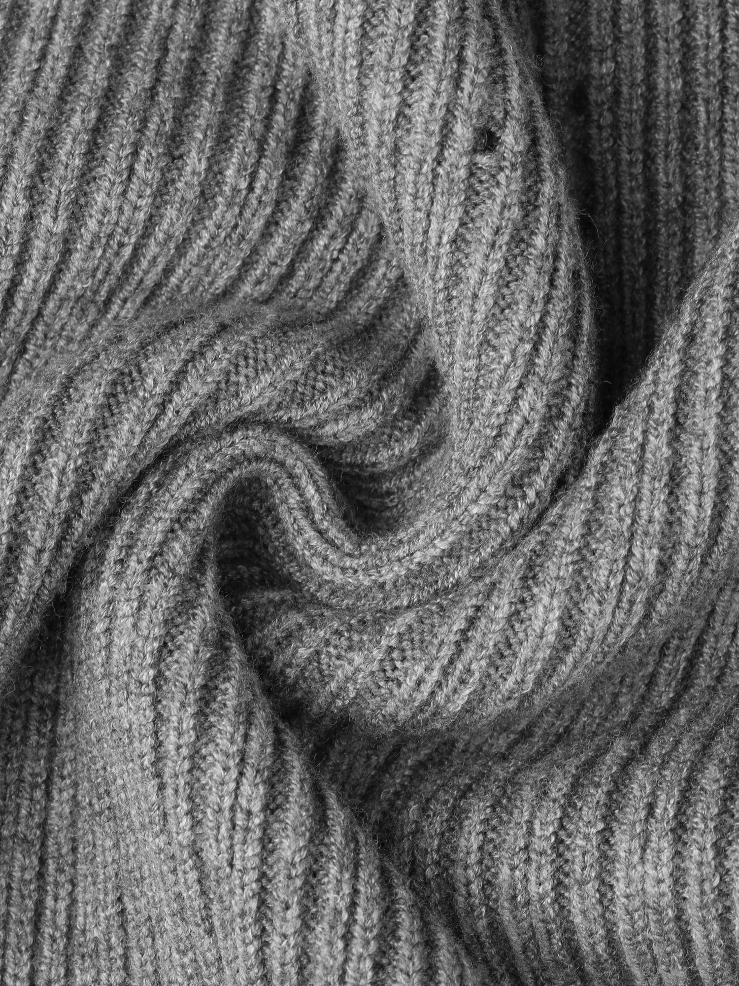 DARING DIVA Women's Long Sleeve Sweater Fall Crewneck Ribbed Knit Dress M Grey