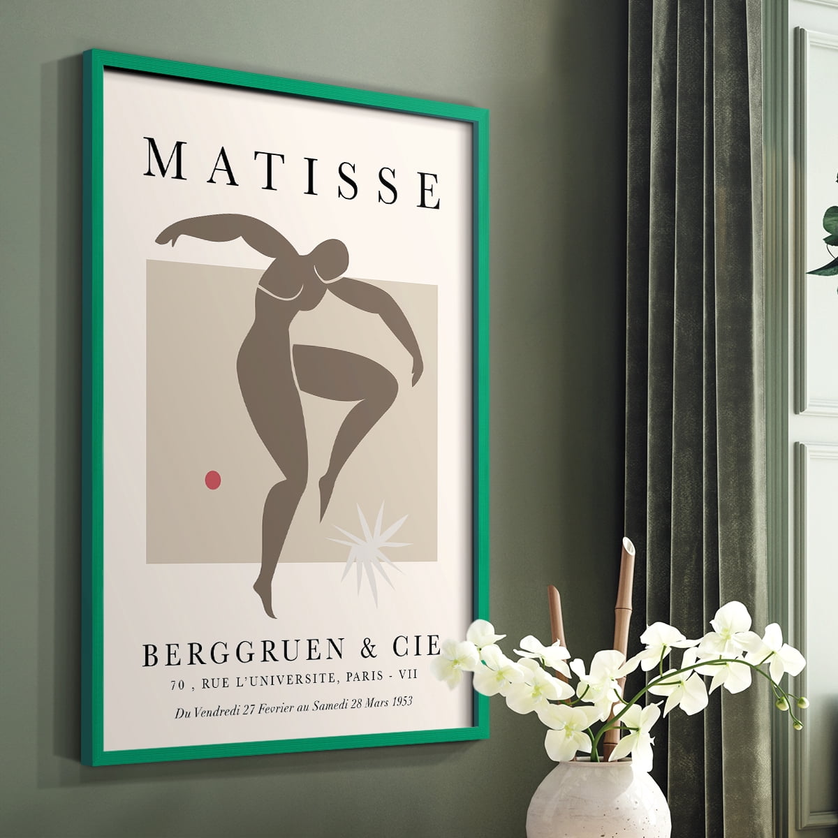 Matisse CCXXIX in Solid Wood 8 x 10 Framed Print