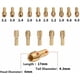 thumbnail image 2 of Portabrocas de latón de alta calidad para diversos accesorios, compatible con la mayoría de herramientas rotativas, rectificadoras eléctricas, fresadoras colgantes y mangueras (10 piezas), 2 of 5