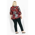 thumbnail image 2 of Avenue Women's Plus Size Meila Zip Top, 2 of 2