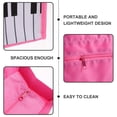 thumbnail image 2 of LEEYNEER 1Pcs Pink Nonwoven Music Note Bags for Waterproof Sheet Music and Instruments, 2 of 8