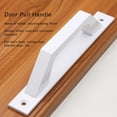 thumbnail image 3 of Metal Electroplating Sliding Barn Cabinet Door Pull Handle with Mounting Screws, 3 of 7