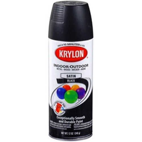 krylon satin black