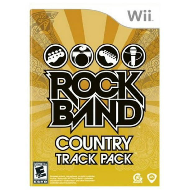 zuur Overeenkomstig Vervolg Rock Band: Country Track Pack (Nintendo Wii) - Walmart.com