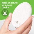 thumbnail image 5 of GIXUSIL Pumice Stone - Natural Earth Lava Pumice Stone Grey - Callus Remover for Feet Heels and Palm - Pedicure Exfoliation Tool - Corn Remover - Dry Dead Skin Scrubber - Health Foot Care, 5 of 5