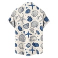 thumbnail image 5 of JSheng Big and Tall Shirts for Men Casual Fashion Turndown Collar Printing Short Sleeve Button Shirt Z-Beige XXXXXL, 5 of 5