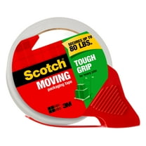 Scotch Tough Grip Packaging Tape, Clear, 1.88 in x 38.2 yd, 1 Dispenser