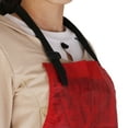 thumbnail image 4 of Delantal de peluquería Sunnimix material suave rojo 74.2 cm x 57 cm, 4 of 7