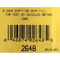 thumbnail image 3 of AUTO METER 2648 2IN FUEL LEVEL, 0 E/30 F, GM, SSE, Z-SERIES, 3 of 3