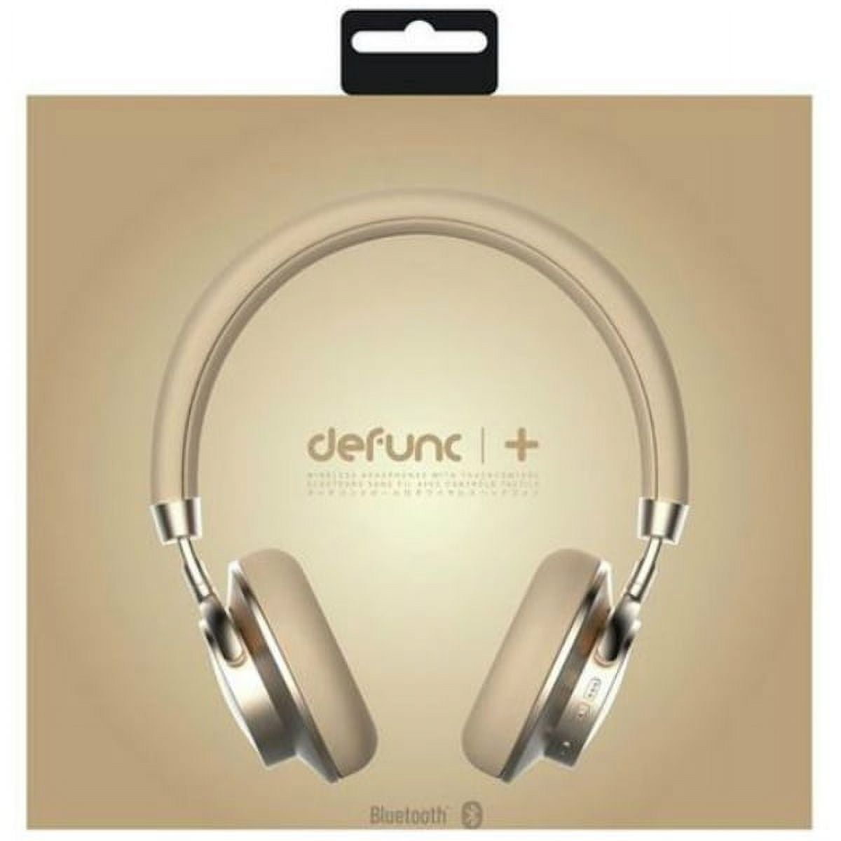 DeFunc Plus Wireless Bluetooth Headphones - Gold