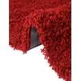 thumbnail image 4 of Unique Loom Solid Shag Collection Area Rug (3' 1" x 5' 3" Oval Cherry Red), 4 of 7